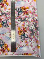 Kilpinis, skaitmeninės spaudos trikotažas Sky gėlių pievoje