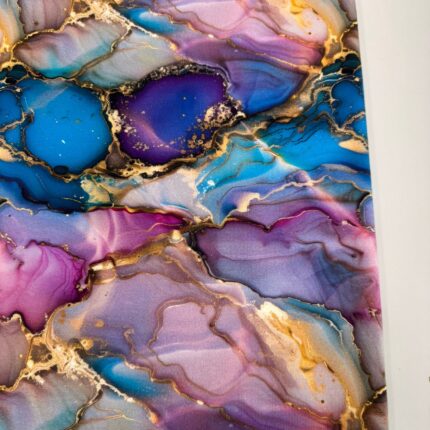 Kilpinis, skaitmeninės spaudos trikotažas Spalvotas marmuras