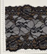 Elastinis nėrinys Juodas GIP-08