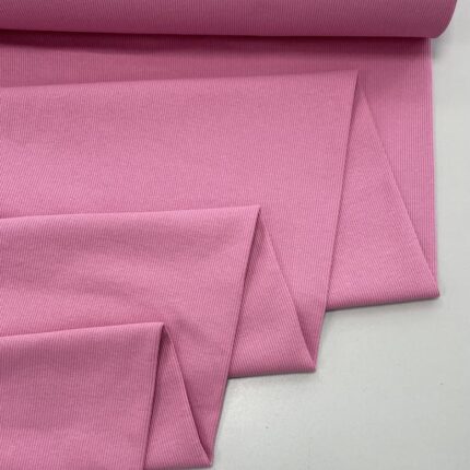 Plonesnis rib trikotažas MOONLITE MAUVE
