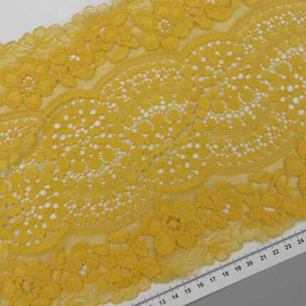 Elastinis nėrinys Geltonas GIP-48