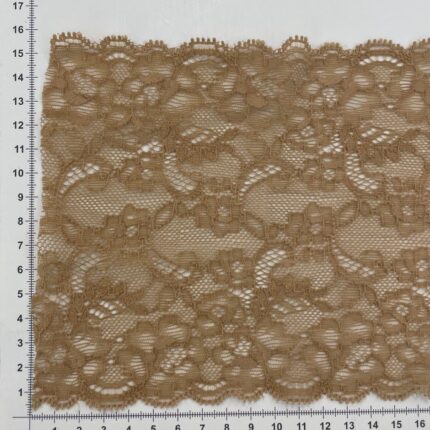 Elastinis nėrinys Šviesi ruda GIP-50