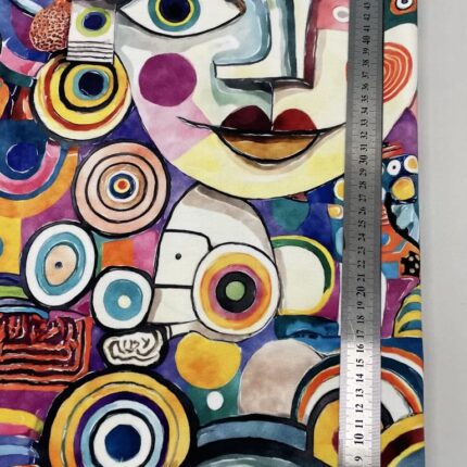 Kilpinis, skaitmeninės spaudos trikotažas Pikaso