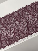 Elastinis nėrinys Bordo GIP-43 (2 nuotr.) — siuvimo juostelė | Trys Pelėdos