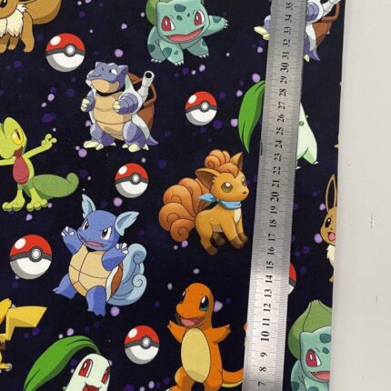 Kilpinis, skaitmeninės spaudos trikotažas Pokemonai (2 nuotr.) — trikotažas | Trys Pelėdos