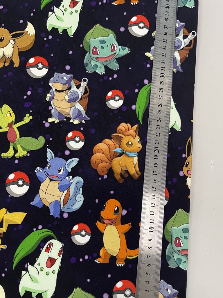 Kilpinis, skaitmeninės spaudos trikotažas Pokemonai (2 nuotr.) — trikotažas | Trys Pelėdos