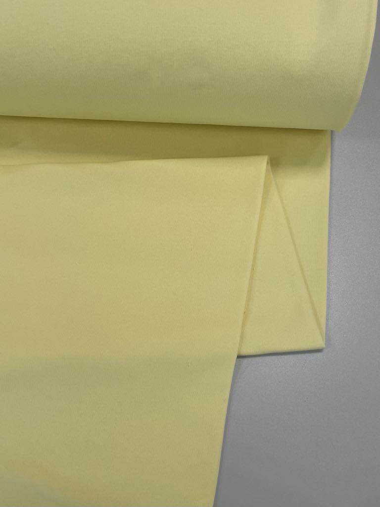 Trisiūlis kilpinis trikotažas Šviesiai geltona Trisiūlis kilpinis trikotažas Šviesiai geltona — trikotažas | Trys Pelėdos