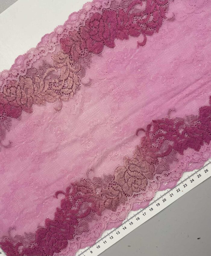 Elastinis nėrinys Rožinis GIP-77