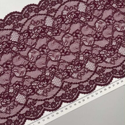 Elastinis nėrinys Bordo GIP-92