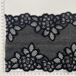 Elastinis nėrinys Juodas GIP-80