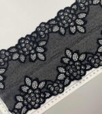 Elastinis nėrinys Juodas GIP-80