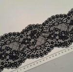 Elastinis nėrinys Juodas GIP-69