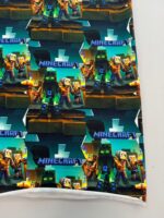Kilpinis, skaitmeninės spaudos trikotažas Minecraft ryškios spalvos