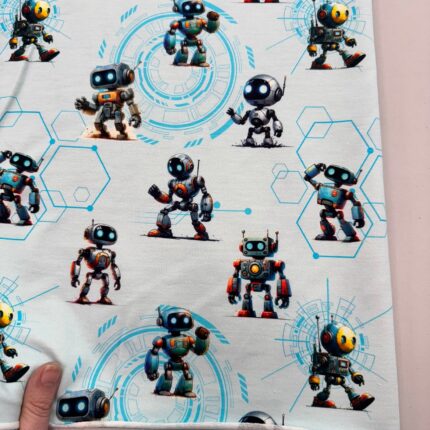 Kilpinis, skaitmeninės spaudos trikotažas Robotukai
