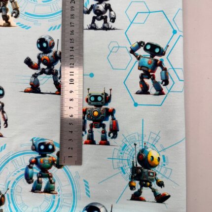 Kilpinis, skaitmeninės spaudos trikotažas Robotukai