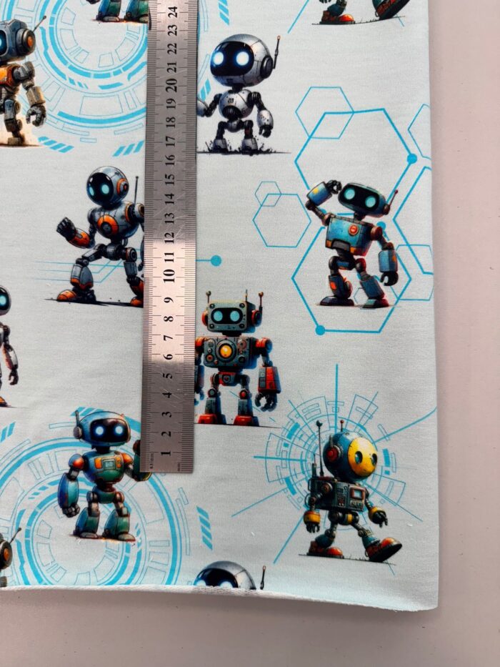 Kilpinis, skaitmeninės spaudos trikotažas Robotukai