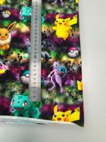 Jersio trikotažas su skaitmenine spauda Pokemonai