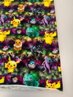 Jersio trikotažas su skaitmenine spauda Pokemonai