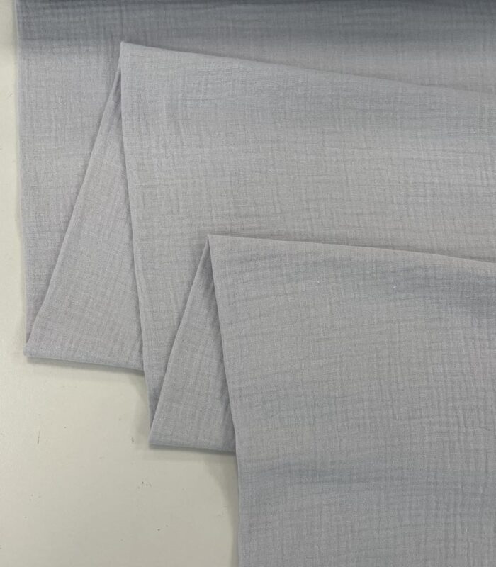Medvilninis double gauze muslinas Sidabrinis
