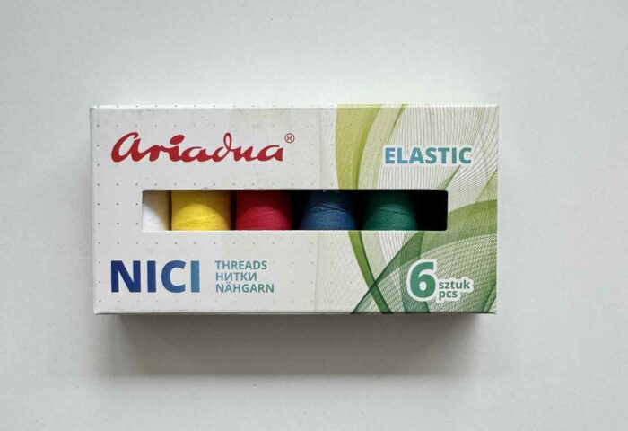 Siuvimo siūlai elastiniai, Artyn Flex, 180m, 6 spalvų rinkinys