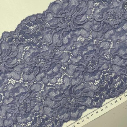 Elastinis nėrinys Švieisiai violetinė GIP-79 (2 nuotr.) — siuvimo juostelė | Trys Pelėdos