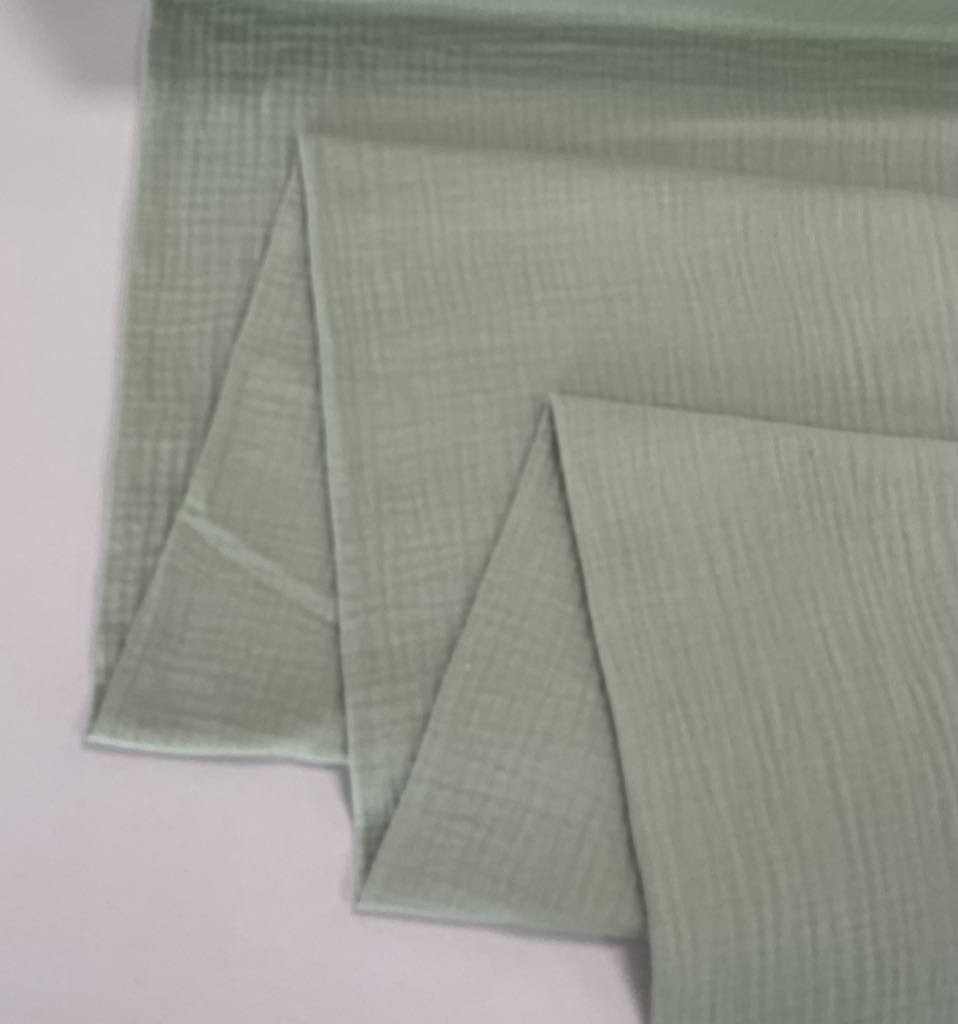 Medvilninis double gauze muslinas Pastelinis chaki Medvilninis double gauze muslinas Pastelinis chaki