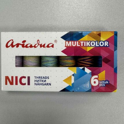 Siuvimo siūlai margi, Ariadna Viga 80, 150m, 6 spalvų pakuotė SKY (3 nuotr.) — siuvimo siūlai | Trys Pelėdos