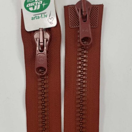Dvipusis užtrauktukas Plytinė, 65 cm