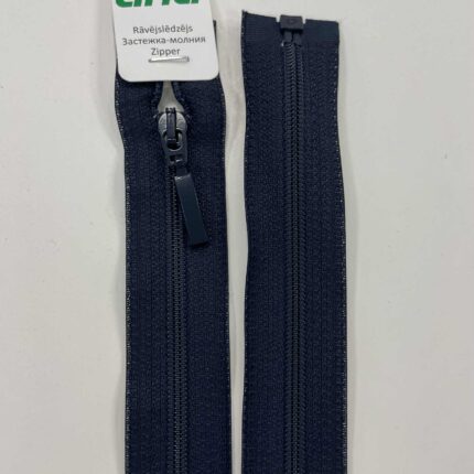 Spiralinis užtrauktukas Tamsiai mėlynas, 55 cm