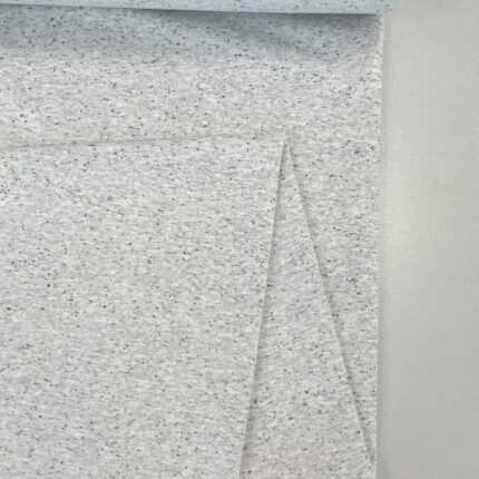 Kilpinis trikotažas Pilkas melanžas su taškiukais, 270 g/m2