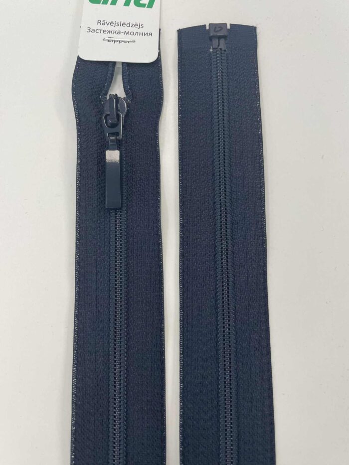 Spiralinis išsegamas užtrauktukas Tamsiai mėlynas, 40 cm