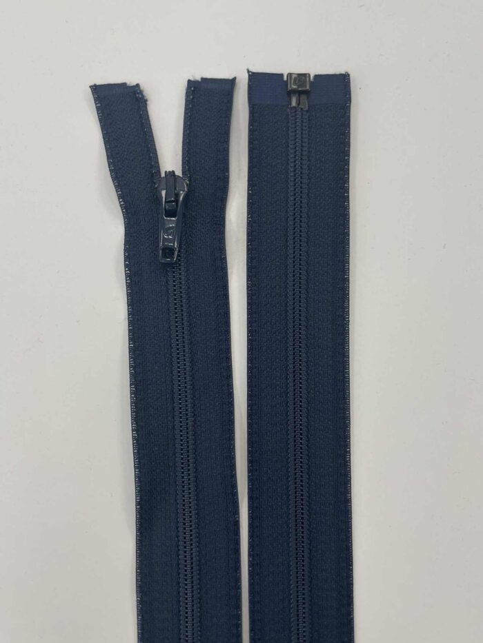 Spiralinis išsegamas užtrauktukas "Tamsus mėlynas", 40 cm