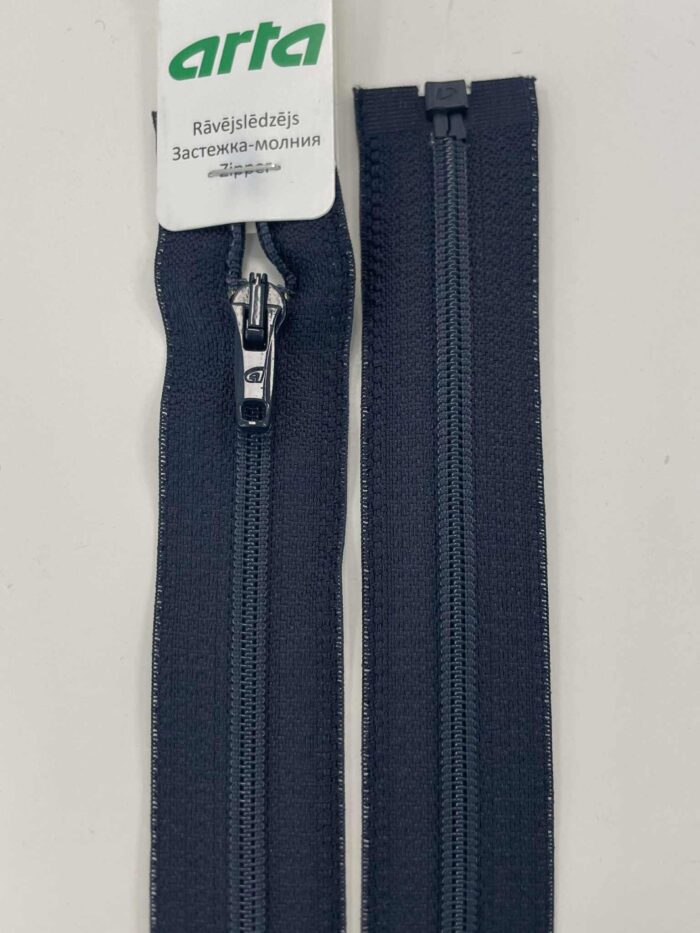 Spiralinis užtrauktukas Tamsiai mėlyna, 75 cm