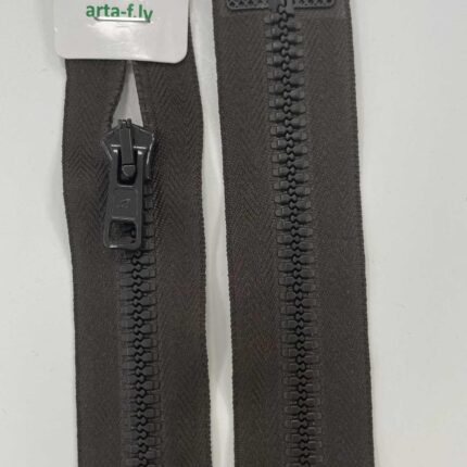 Išsegamas užtrauktukas Chaki, 90 cm — siuvimo užtrauktukai | Trys Pelėdos
