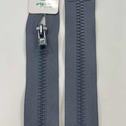 Išsegamas užtrauktukas Pilkas, 90 cm — siuvimo užtrauktukai | Trys Pelėdos