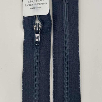 Spiralinis užtrauktukas Tamsiai mėlyna, 75 cm — siuvimo užtrauktukai | Trys Pelėdos