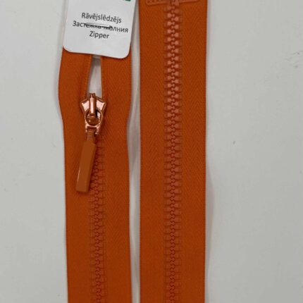 Užtrauktukas Oranžinis, 85 cm — siuvimo užtrauktukai | Trys Pelėdos