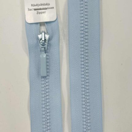 Užtrauktukas Žydras, 80 cm — siuvimo užtrauktukai | Trys Pelėdos