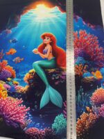 Kilpinio, skaitmeninės spaudos trikotažo panelė Undinėlė