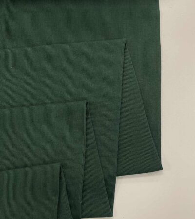 Vidutinio storumo rib trikotažas Smaragdinis