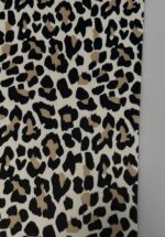 Soft veliūras su skaitmennine spauda Leopardo raštas