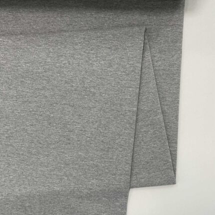 Kilpinis trikotažas Vidutinis Pilkas melanžas, 270 g/m2 — trikotažas | Trys Pelėdos