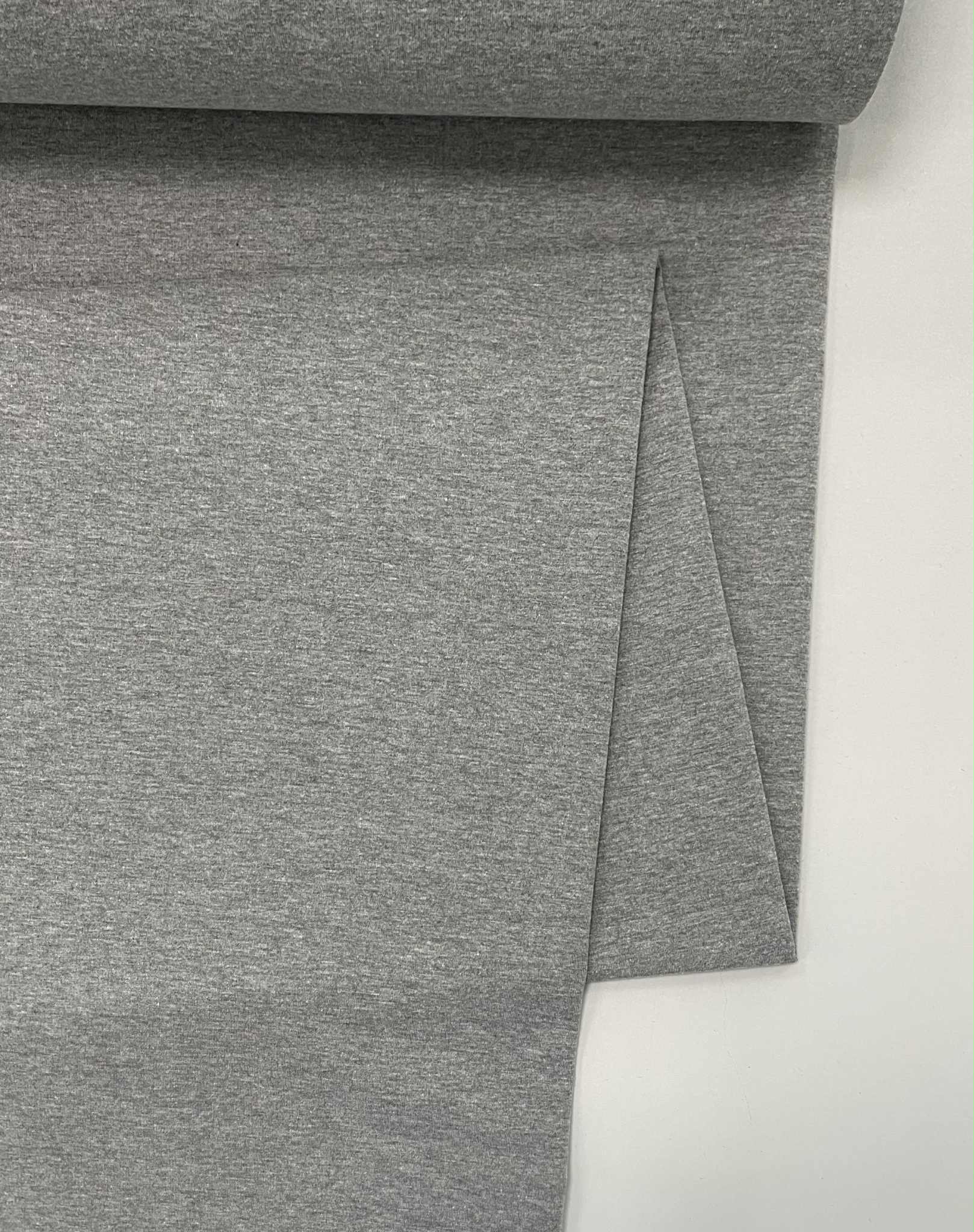 Kilpinis trikotažas Vidutinis Pilkas melanžas, 270 g/m2 — trikotažas | Trys Pelėdos