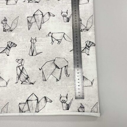 Kilpinis, skaitmeninės spaudos trikotažas Origami