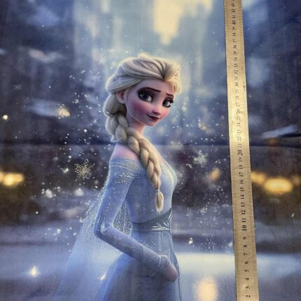 Soft veliūro, skaitmeninės spaudos panelė Elza