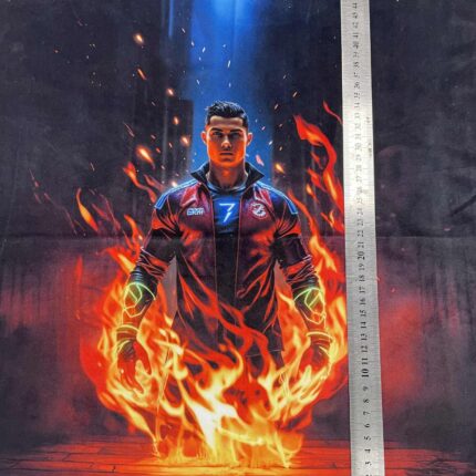 Soft veliūro, skaitmeninės spaudos panelė Ronaldo 7