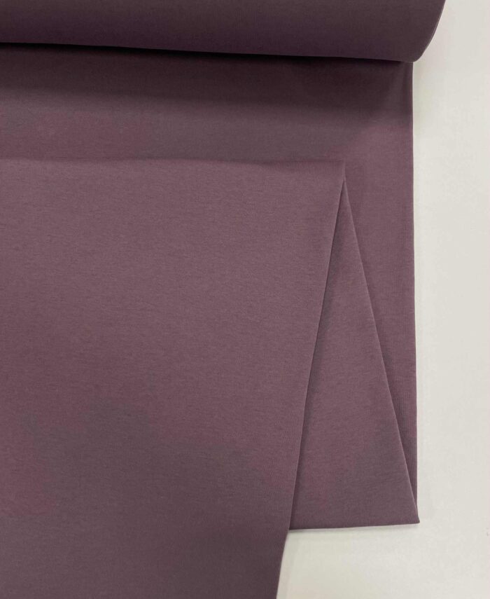 Pašiltintas, storas trikotažas Dark plum