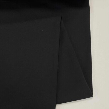Pašiltintas, storas trikotažas Dark black