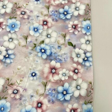 Kilpinis, skaitmeninės spaudos trikotažas Gėlytės