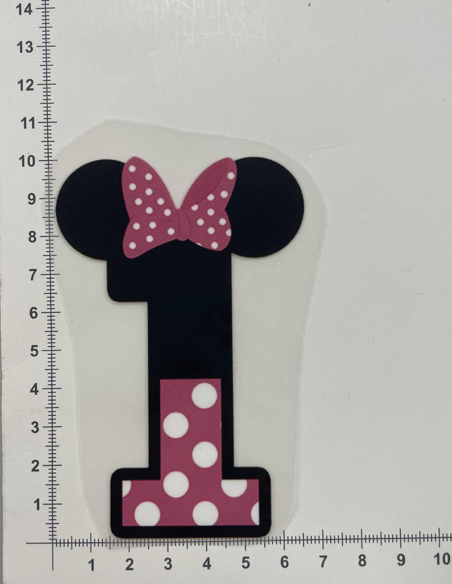 Termoaplikacija Skaičius 1 Termoaplikacija Skaičius 1